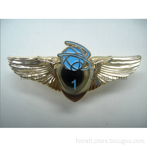 New Gold Uniform Badge